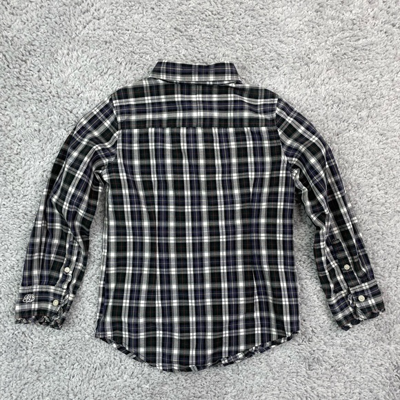 Ralph Lauren Shirt Girls 5 Button Up Plaid Chic Details Polished Preppy Vintage - Picture 6 of 6